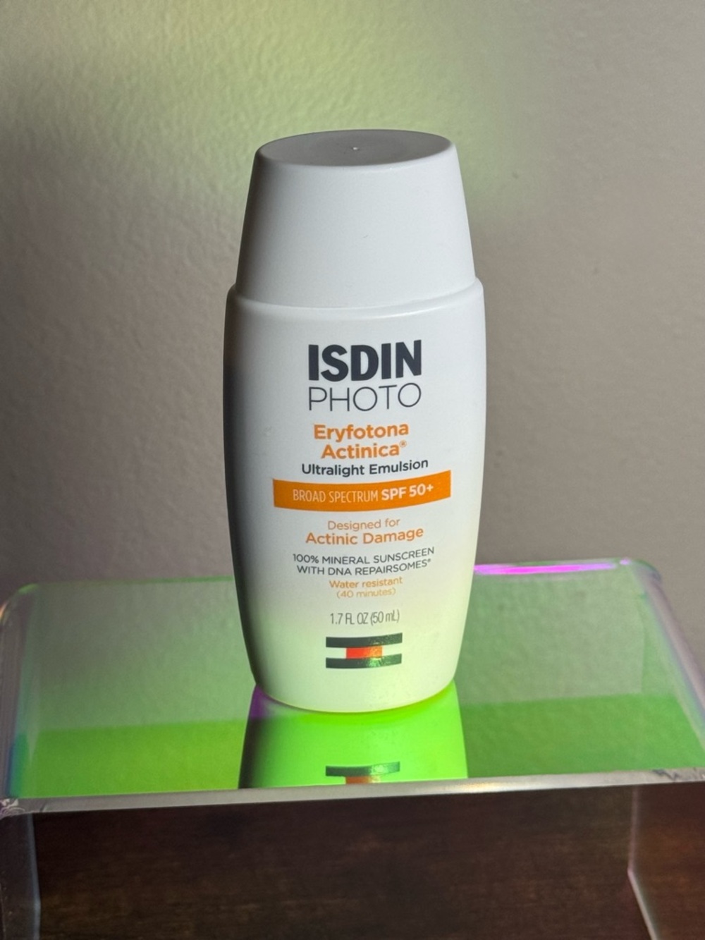 ISDIN Eryfotona Actinica Ultralight  water-resistant Mineral Sunscreen 1.7oz